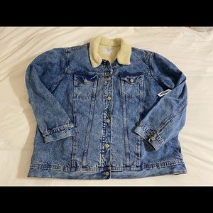 Old Navy Sherpa Lined Denim Jacket